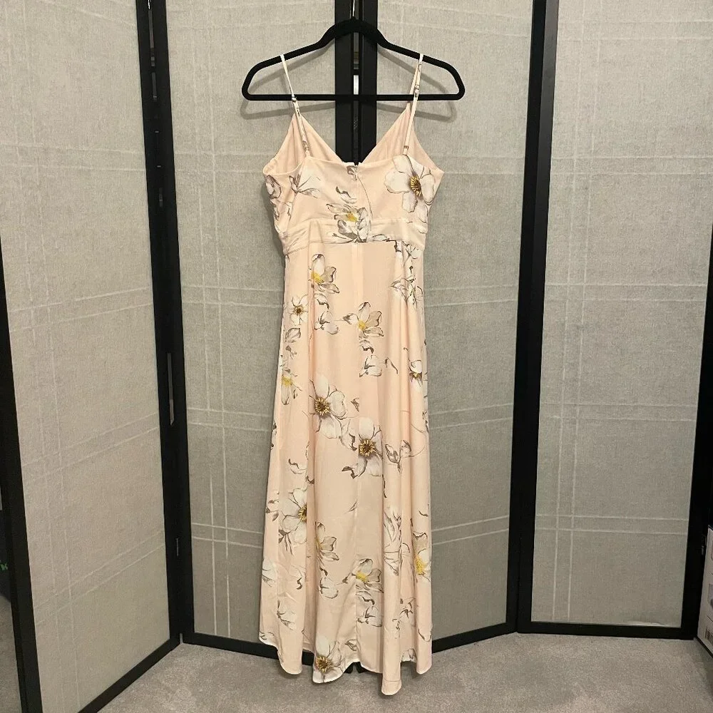 J.O.A. Celadine Blush Pink Floral High Low Dress - Picture 8 of 9